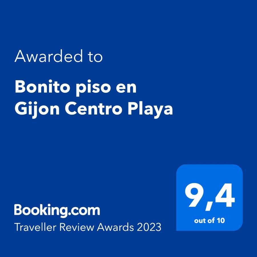 Bonito Piso En Gijon Centro Playa Apartamento Exterior foto